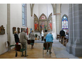 Bonifatiusandacht mit Weihbischof Prof. Dr. Karlheinz Diez in St. Crescentius (Foto: Karl-Franz Thiede)